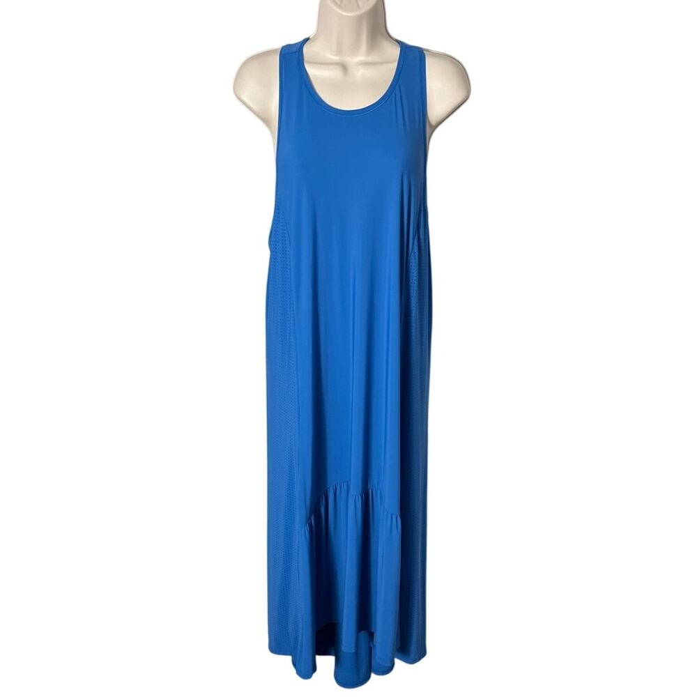 Sweaty Betty Explorer Racerback Midi Dress Blue Athleisure Size‎ L - Picture 3 of 12